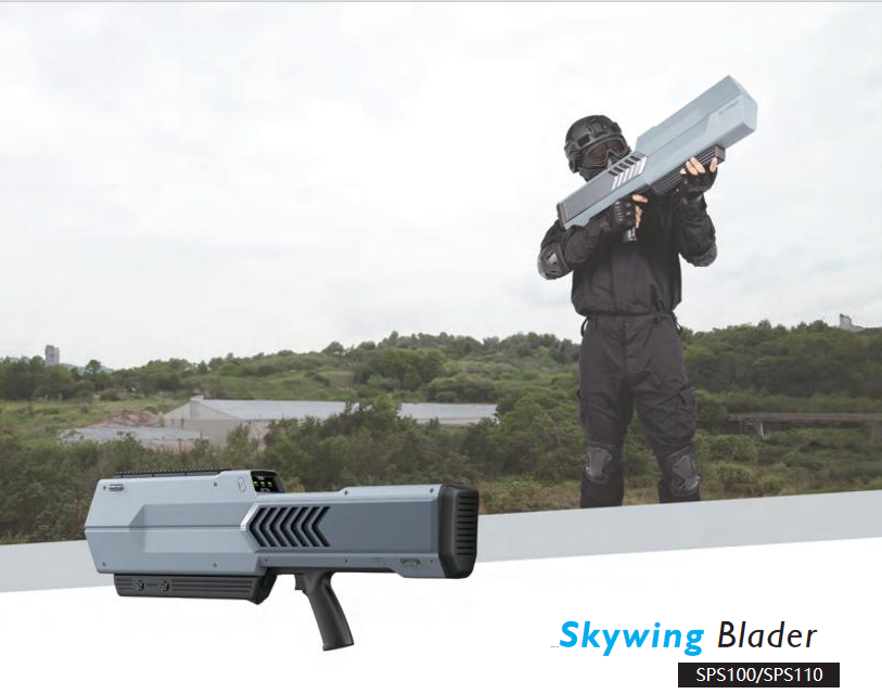 SPS110 Portable jammer gun for commercial drones and FPVs