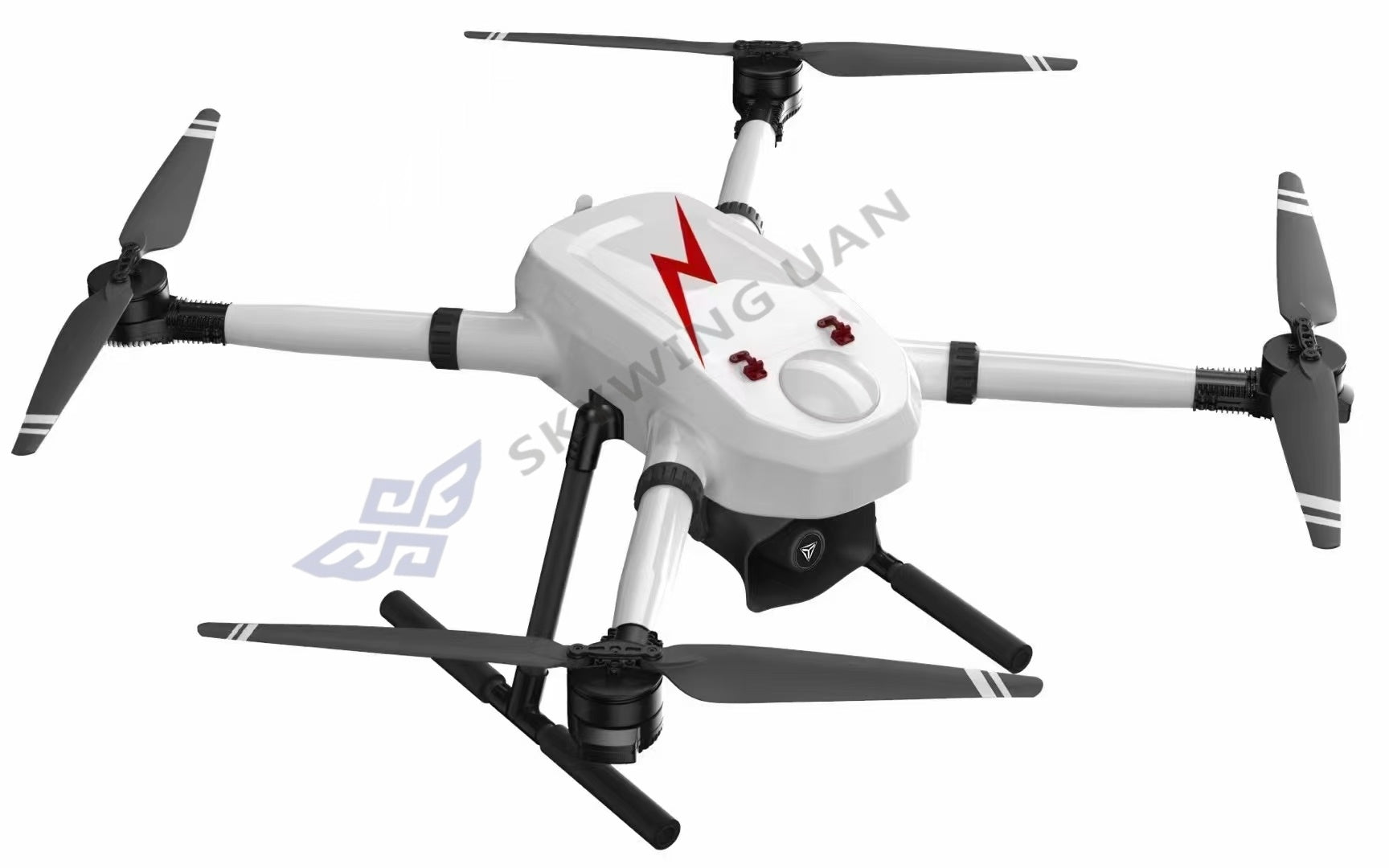 Power inspection long endurance quadrotor drone H401