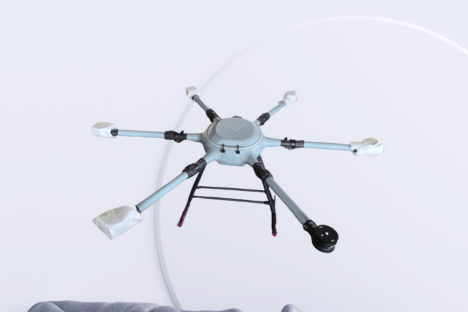 Payload 20kg multi-rotor hexapod UAV delivery drone frame M20