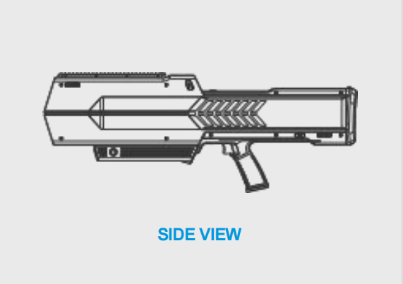 SPS110 Portable jammer gun for commercial drones and FPVs.