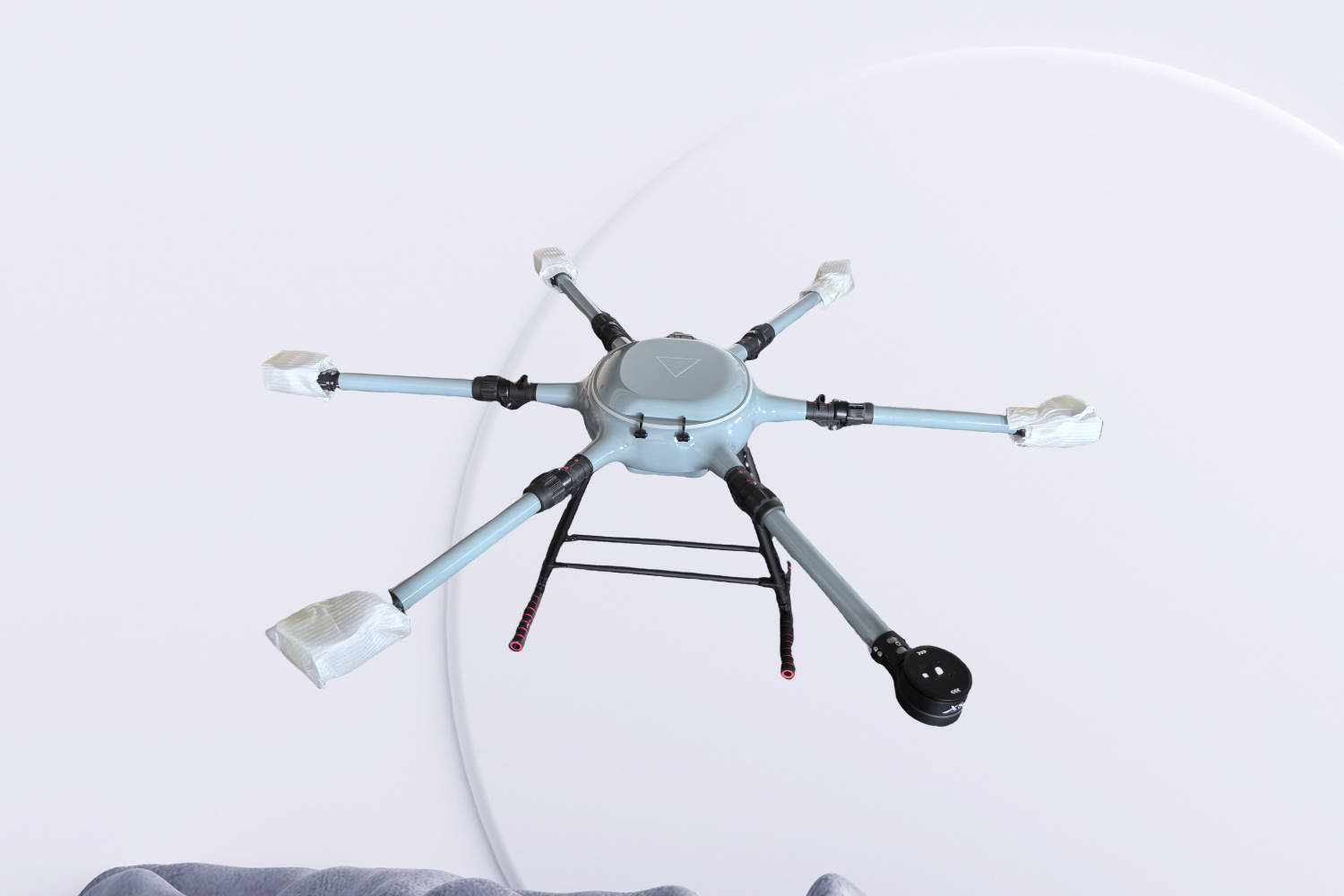 Payload 20kg  multi-rotor hexapod UAV delivery drone frame M20