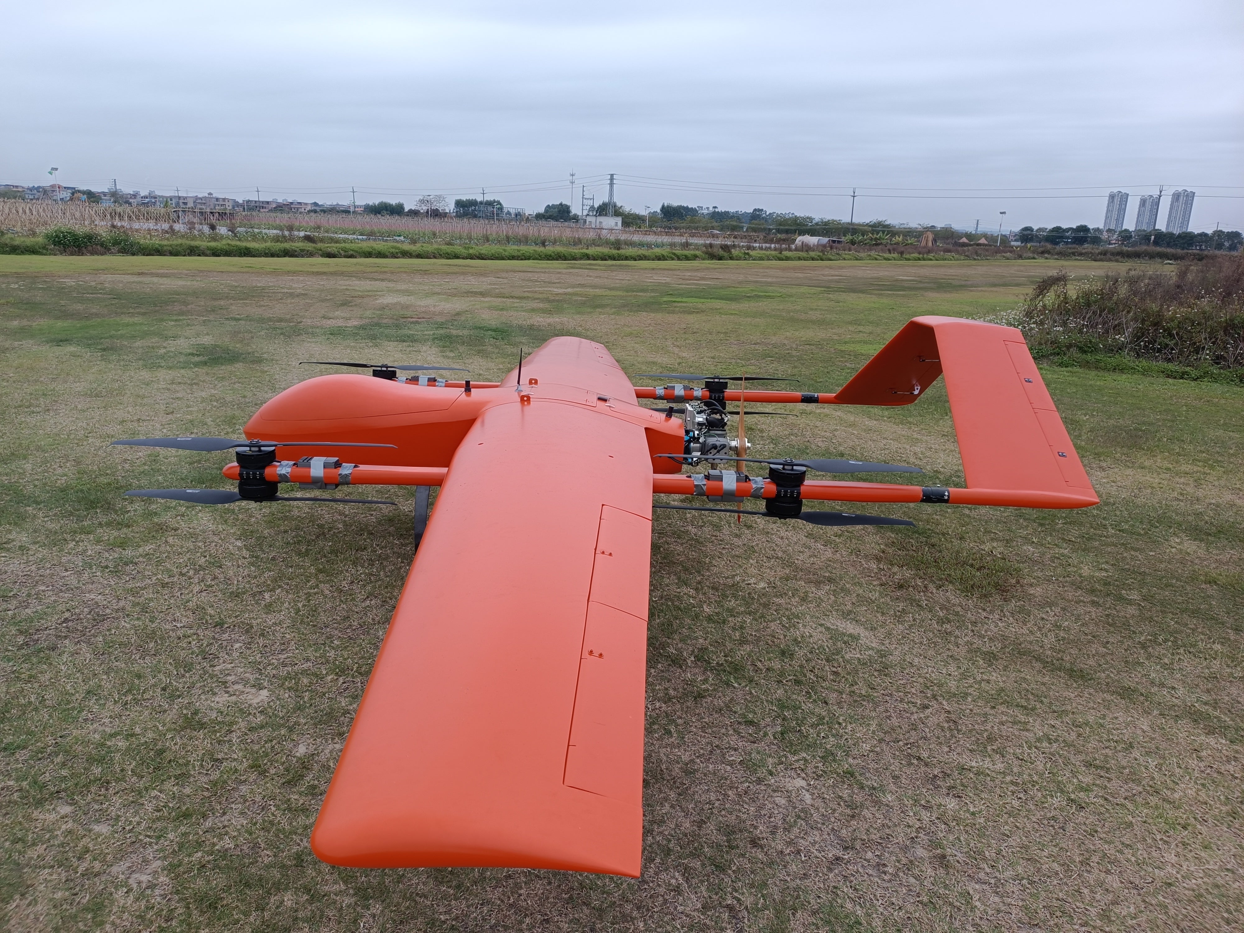 Large payload fuel power VTOL delivery drone VF200P